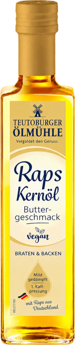 Flasche Rapskernöl Buttergeschmack